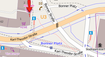 Karte Bonner Platz